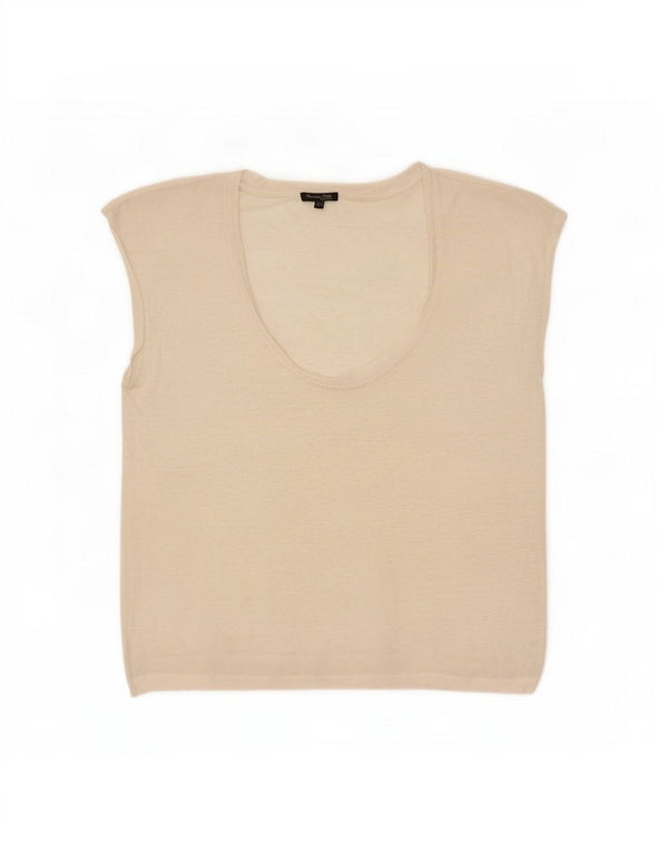 Vestă Massimo Dutti pentru femei UK 14 Medium Off White