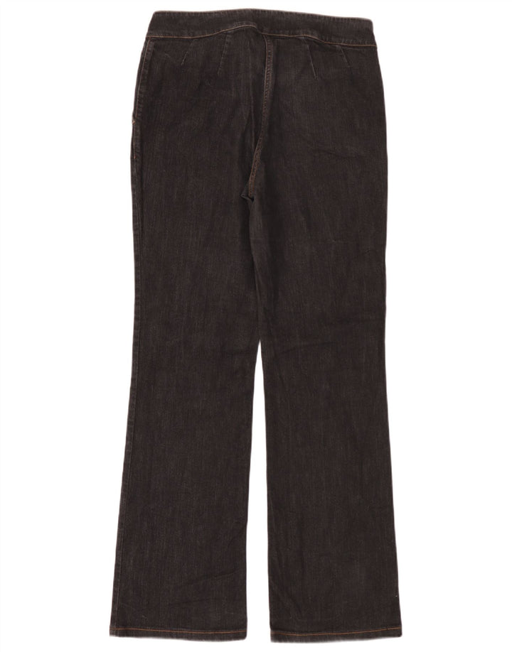 Trussardi Blugi Bootcut pentru femei W30 L32 bumbac negru