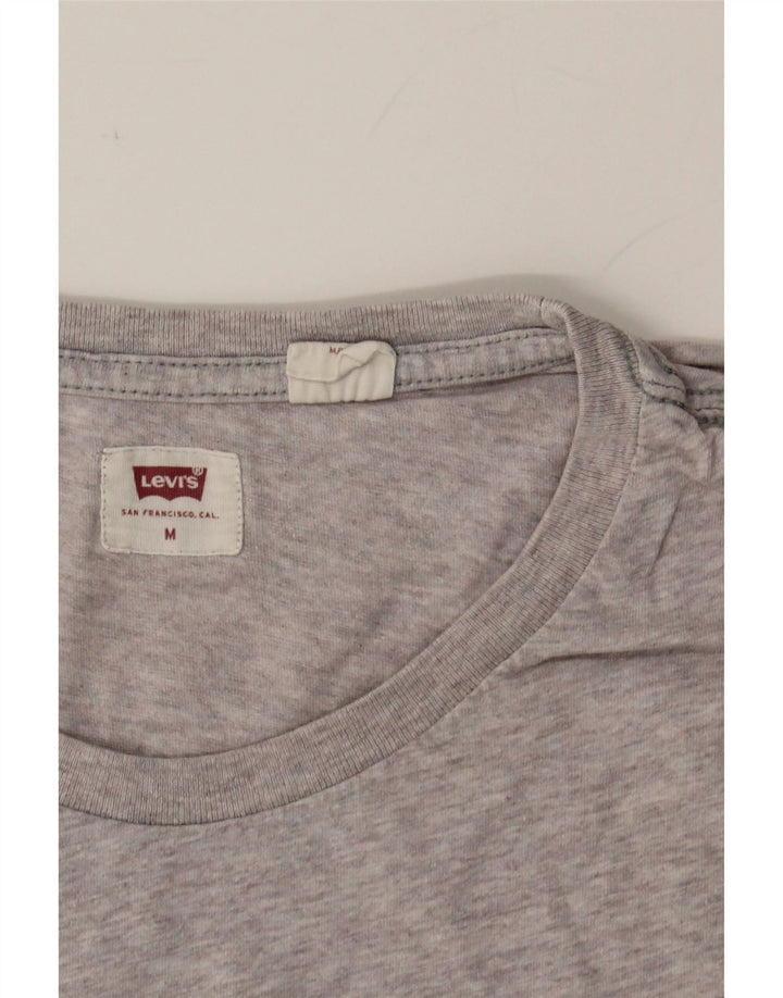 LEVI'S Mens T-Shirt Top Medium Grey Cotton Vintage Levi's and Second-Hand Levi's from Messina Hembry 