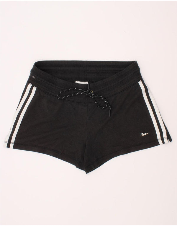 Pantaloni scurți sport Climalite Adidas pentru femei UK 8/10 Poliester negru mic