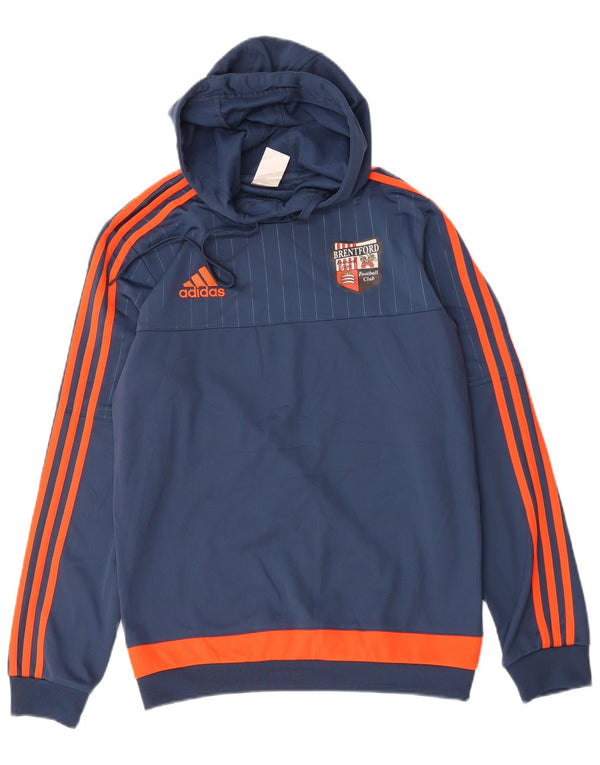 Pulover adidas pentru bărbați, mic, albastru, poliester color bloc