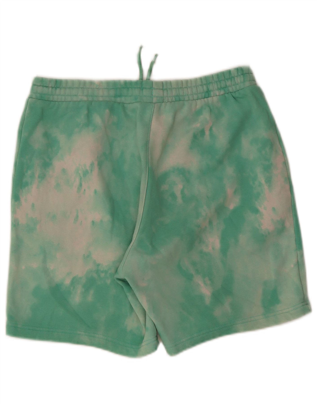 Pantaloni scurți sport adidas pentru bărbați, bumbac verde mediu Tie Dye