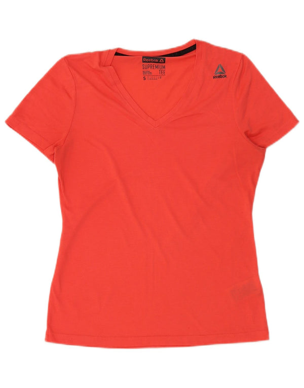 Tricou pentru femei Reebok Top UK 8/10 Small Red Poliester