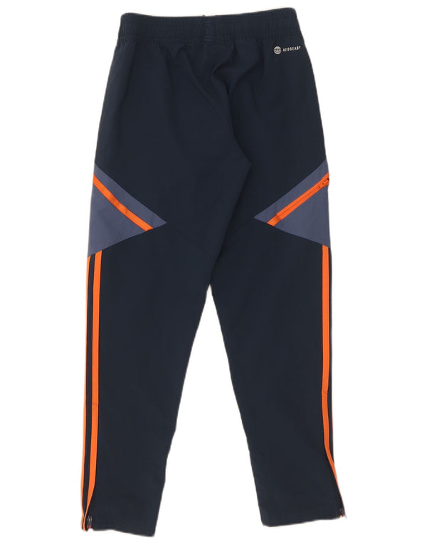 Pantaloni de trening Adidas pentru băieți Manchester United, 9-10 ani, bleumarin