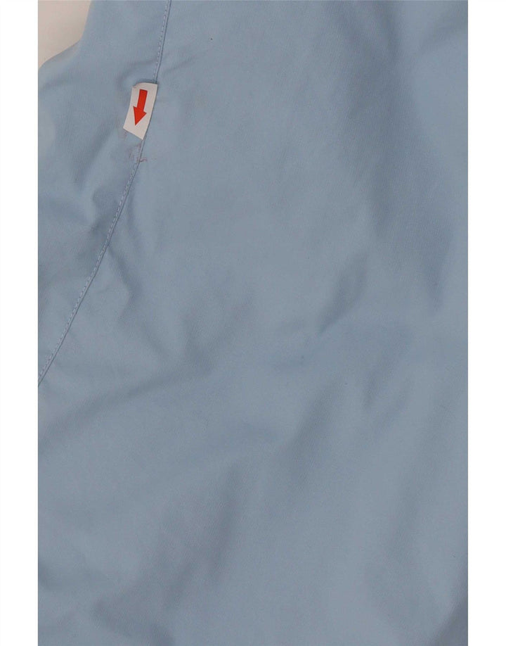 Jachetă de ploaie supradimensionată cu glugă Columbia pentru femei UK 10 Small Blue Colorblock