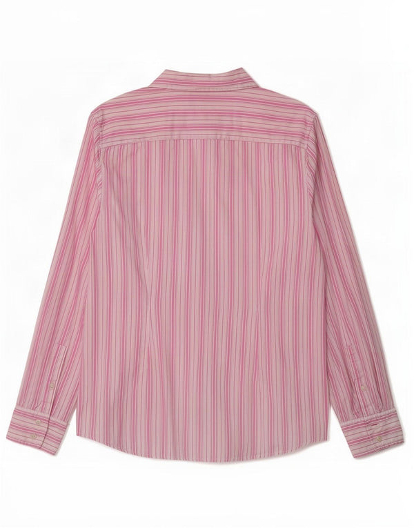 Cămașă pentru femei Tommy Hilfiger Classic Fit UK 16 mare, bumbac cu dungi roz