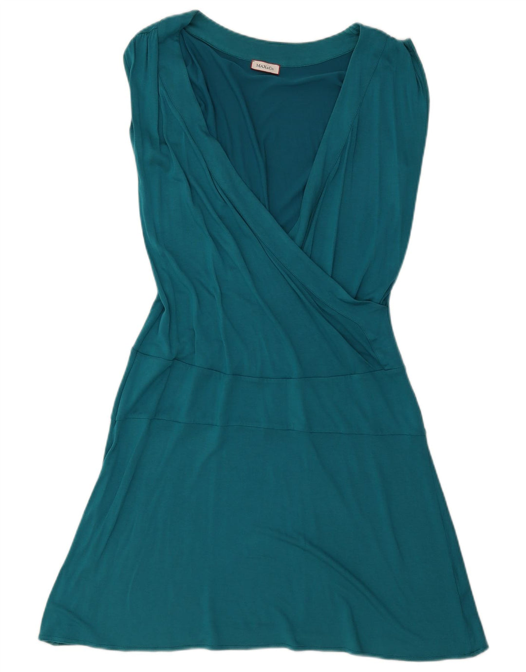 Max & Co. Rochie A-Line fără mâneci pentru femei UK 14 Medium Blue