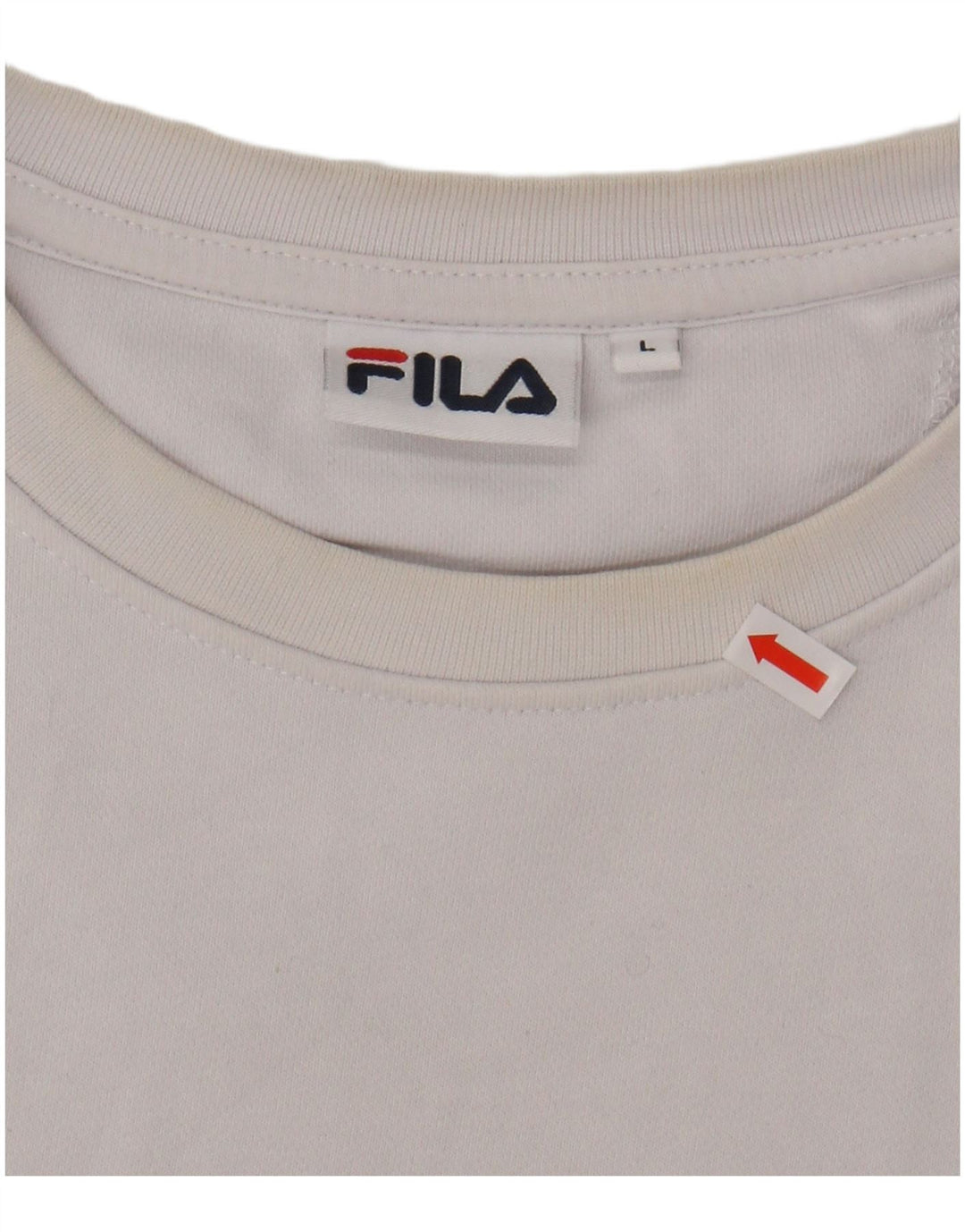 Pulover pentru bărbați FILA, cu grafică, din bumbac mare, negru, bloc de culoare