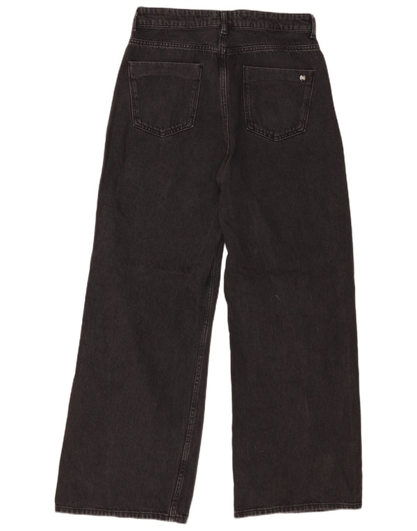 Blugi pentru femei cu picioare largi Zara EU 40 Medium W30 L31 Negri