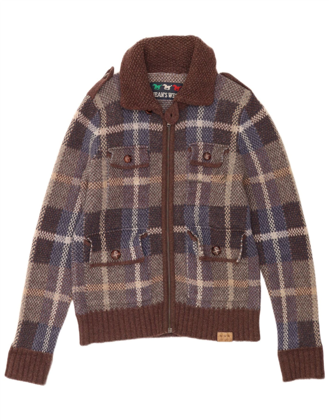 Jachetă militară militară pentru bărbați Jean's West UK 38 Medium, multicoloră