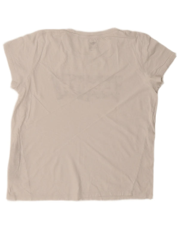 Tricou grafic Levi's pentru femei Top UK 16 Large White Bumbac