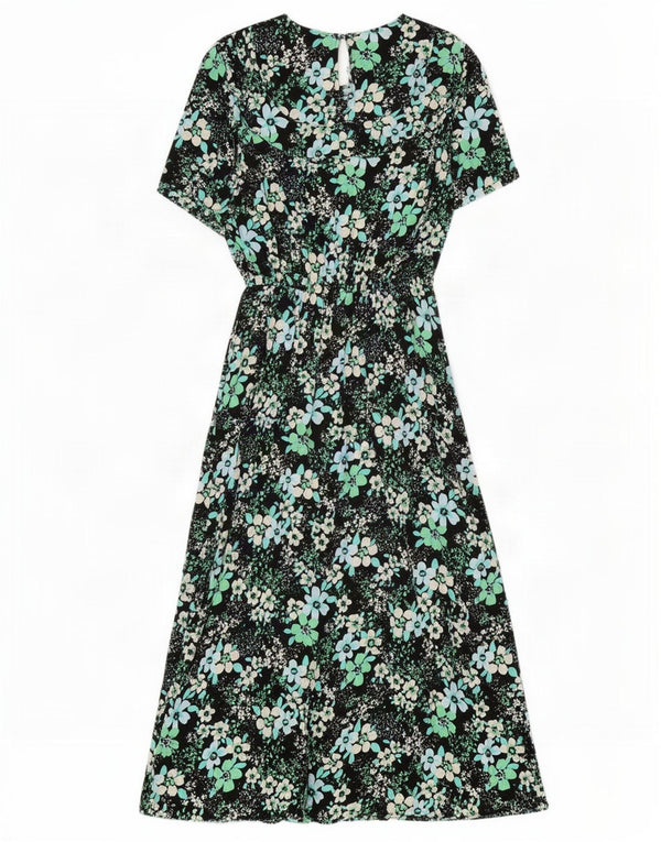 Rochie Maxi pentru femei Marks & Spencer UK 10 Mic Multicolor Floral Viscose
