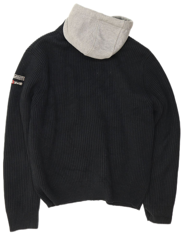 Jachetă bomber din tricot pentru bărbați Scotch & Soda, UK 42 XL, negru acrilic