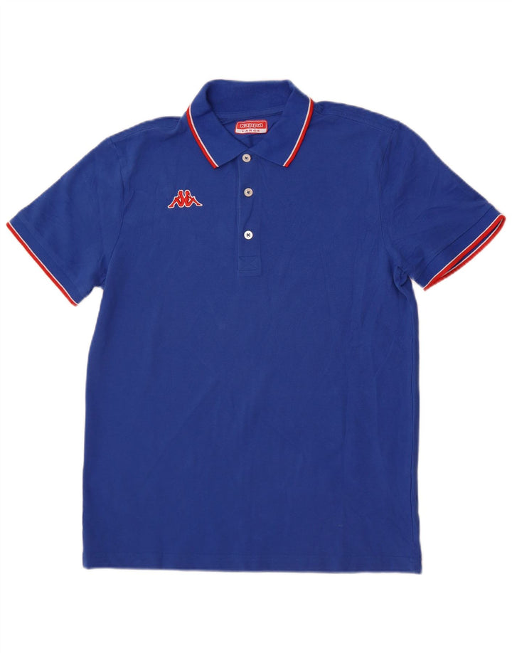 Cămașă polo pentru bărbați Kappa, mare, albastru