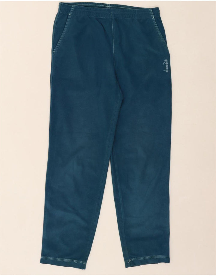 DIADORA Womens Tracksuit Trousers Large Blue Polyester Vintage Diadora and Second-Hand Diadora from Messina Hembry 