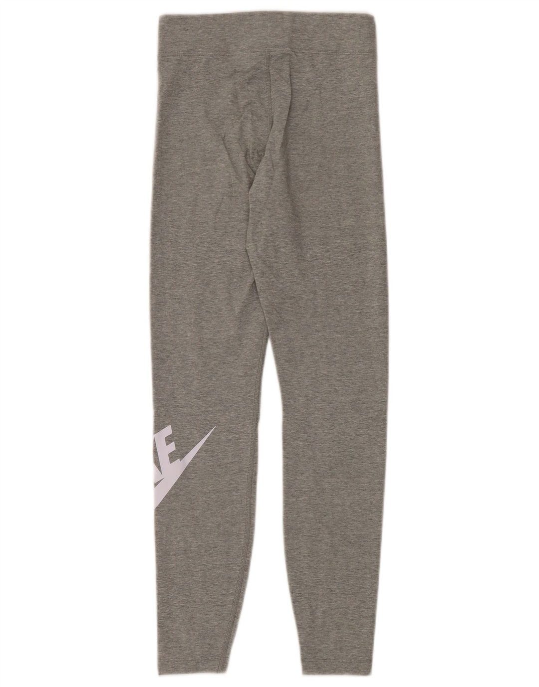 Leggings grafic NIKE pentru femei UK 10, bumbac gri mic