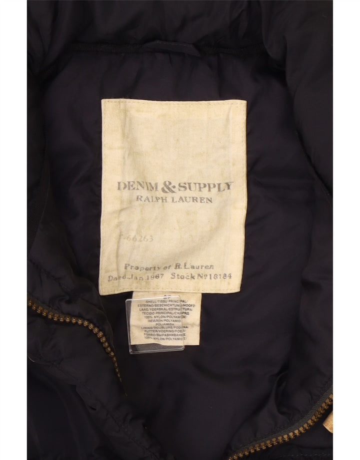 Gilet căptușit pentru femei Ralph Lauren UK 10 Small Navy Blue Marine