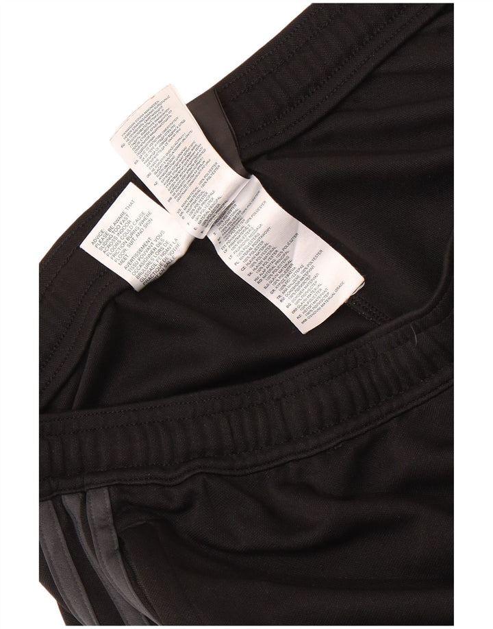 Pantaloni de trening Adidas Climalite pentru bărbați, mari, negru, poliester color bloc