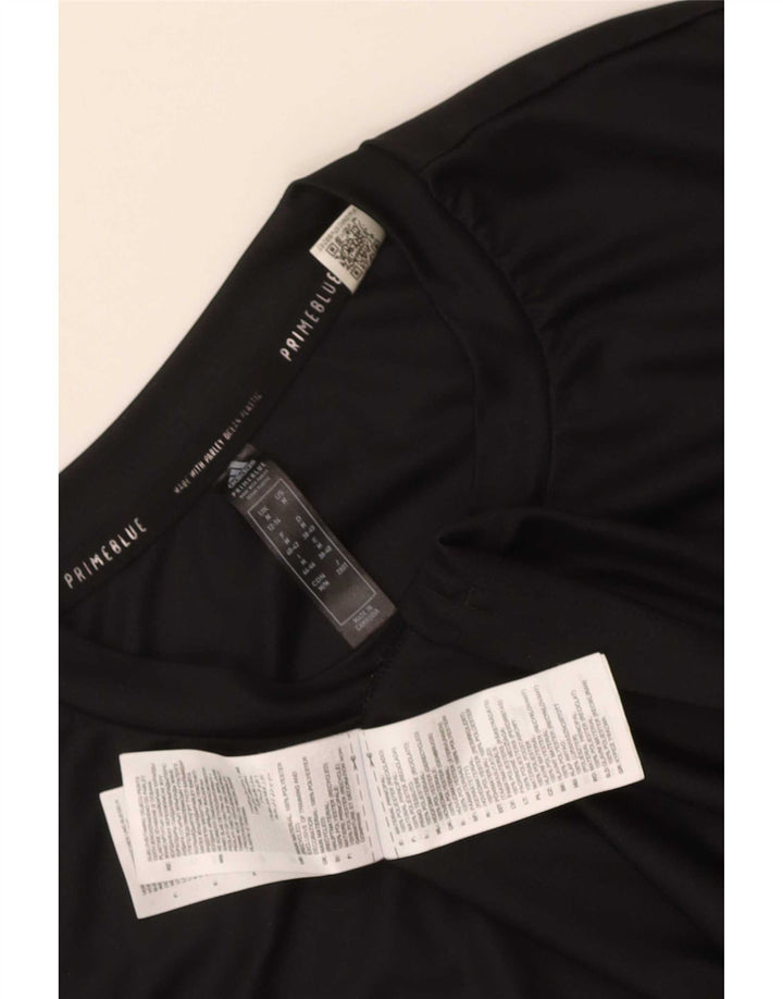 Tricou grafic Adidas pentru femei Top UK 12/14 Poliester mediu negru