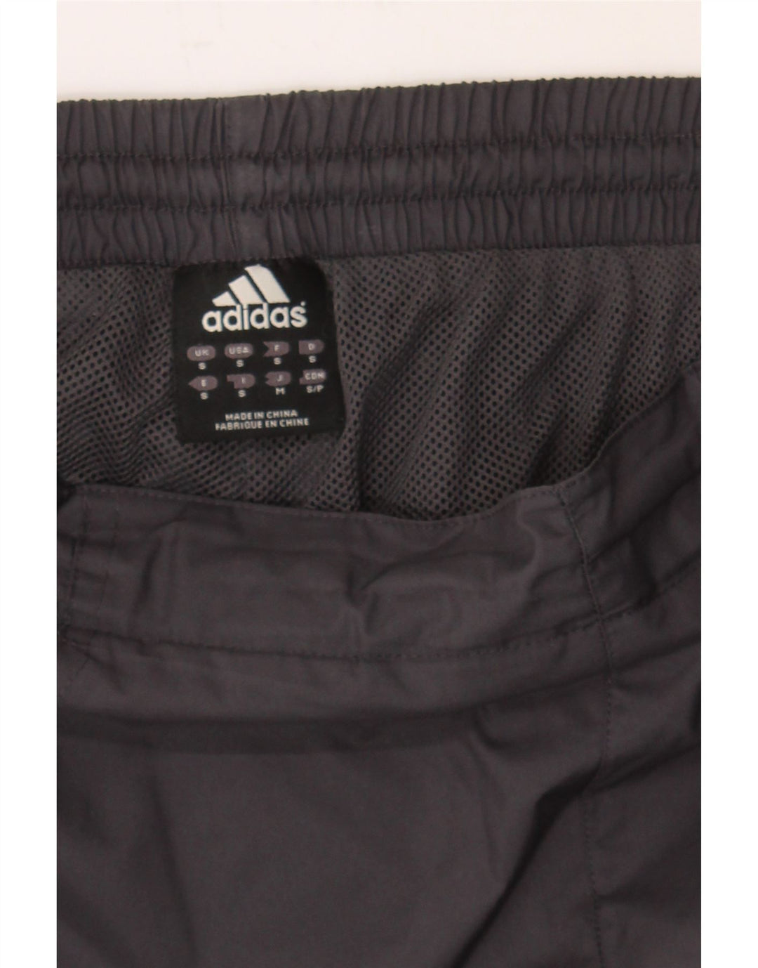 ADIDAS Mens Tracksuit Trousers Small  Grey Polyester Vintage Adidas and Second-Hand Adidas from Messina Hembry 