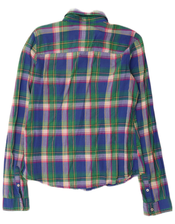 Cămașă Hollister pentru femei UK 12 Medium Multicolor Check Bumbac