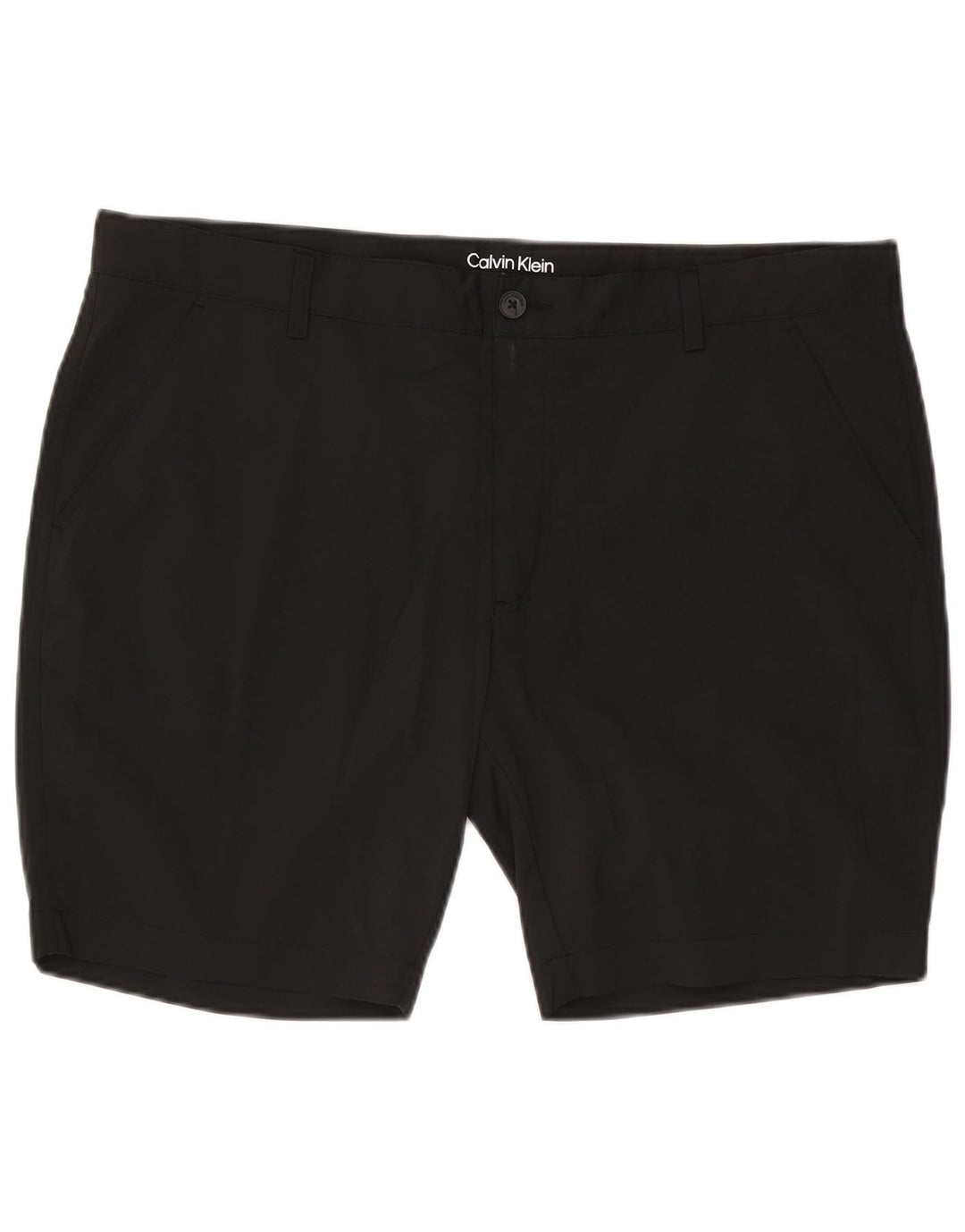 Pantaloni scurți chino Calvin Klein pentru bărbați W40 XL poliester negru