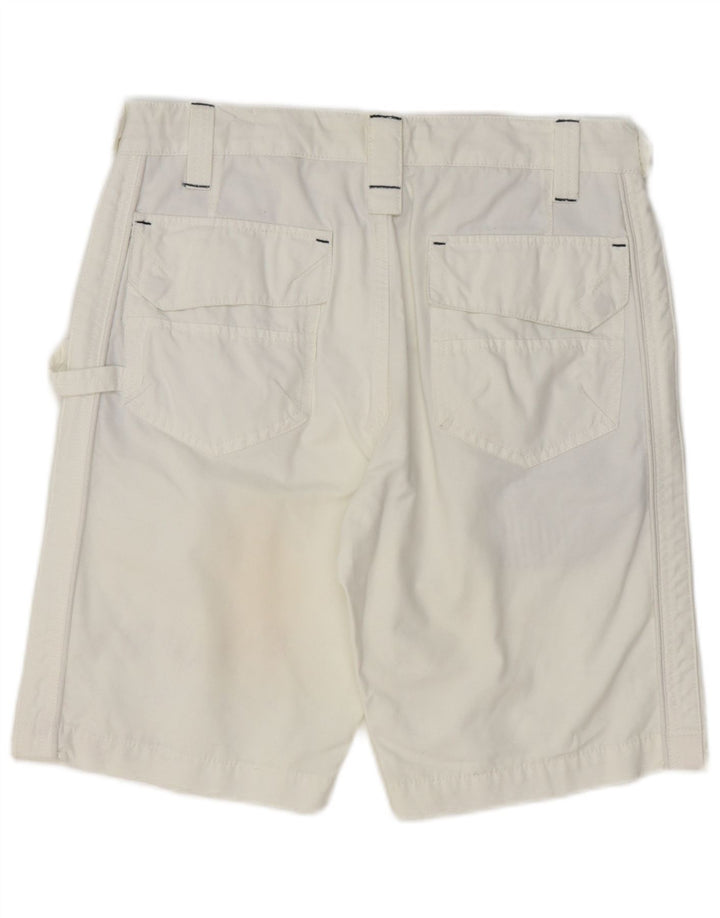 Pantaloni scurți chino pentru bărbați ELLESSE IT 48 Medium W32 Bumbac alb