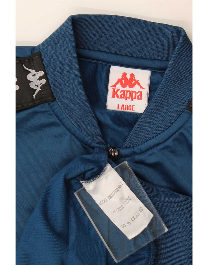 Jachetă de trening grafică pentru bărbați Kappa, mare, bleumarin, color block