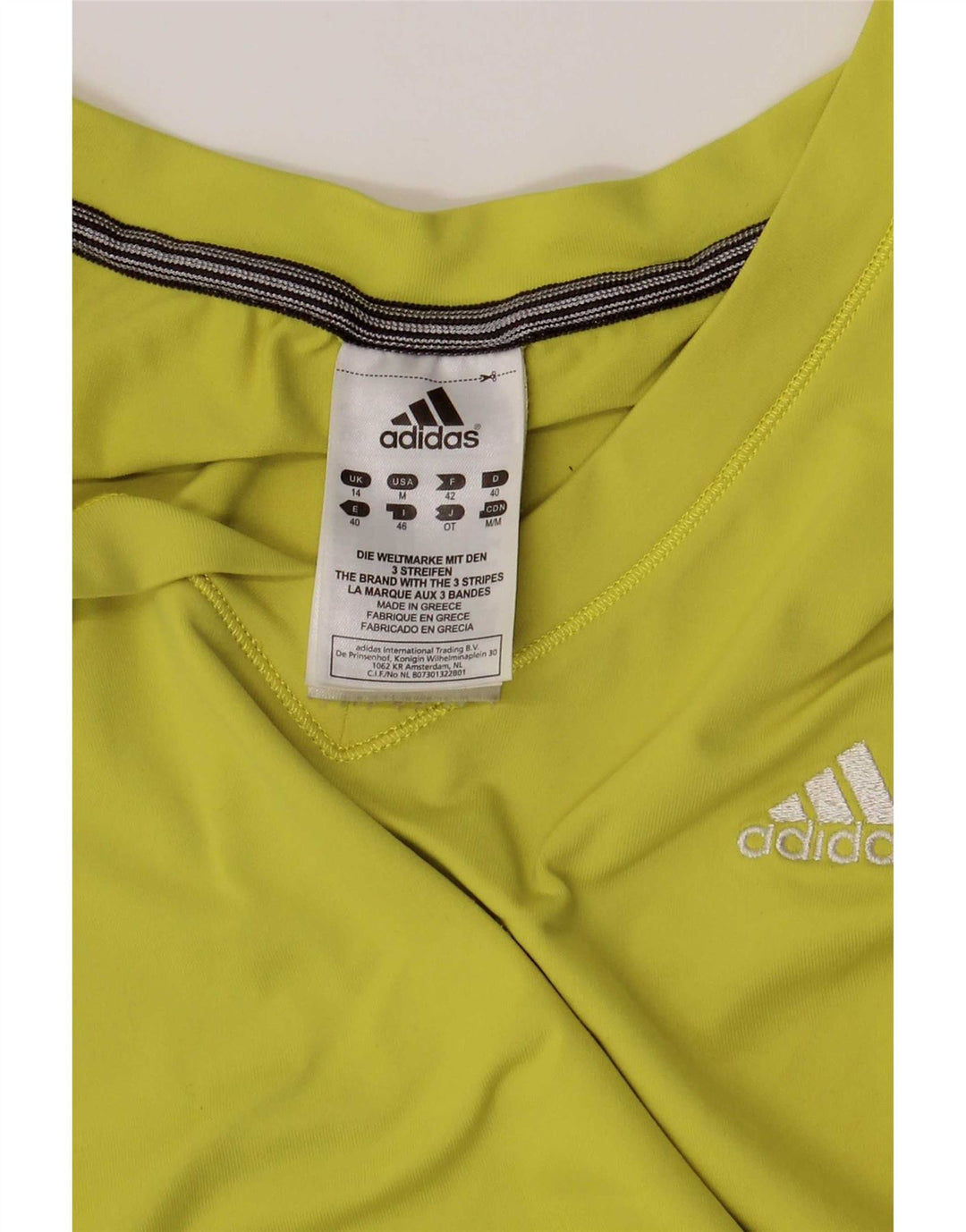 Tricou Adidas Poplin pentru femei Top UK 14 Medium Green Poliamidă