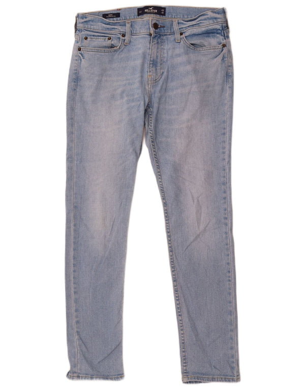 Blugi skinny pentru bărbați Hollister W30 L30 Bumbac albastru
