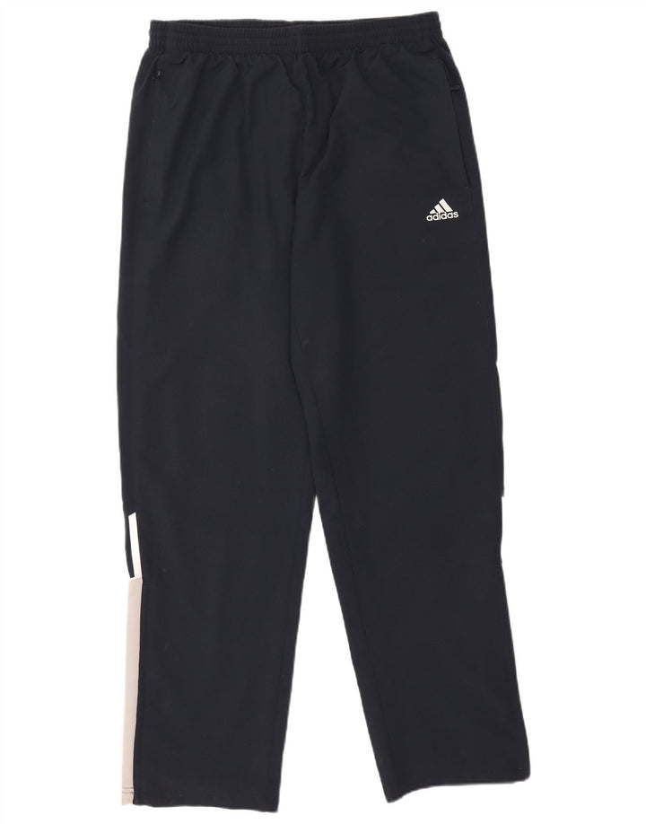 Pantaloni de trening Adidas pentru bărbați, mari, bleumarin, poliester color bloc