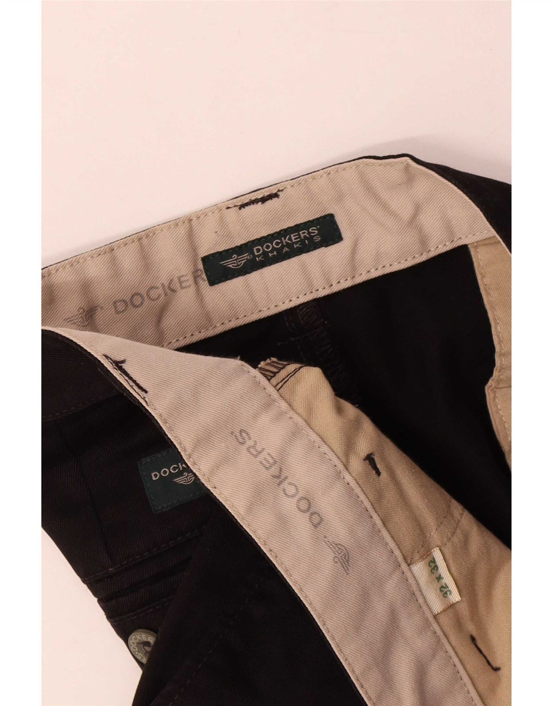Pantaloni chino drepti pentru bărbați Dockers Khakis W32 L32 negru