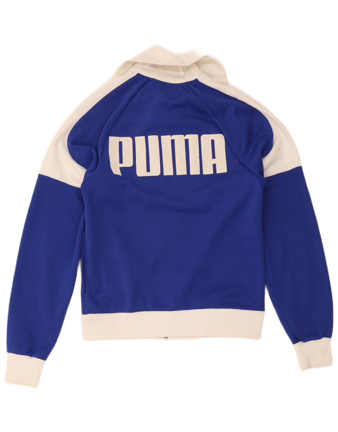 Jachetă de top pentru trening cu grafică Puma pentru bărbați, albastru, poliester color bloc