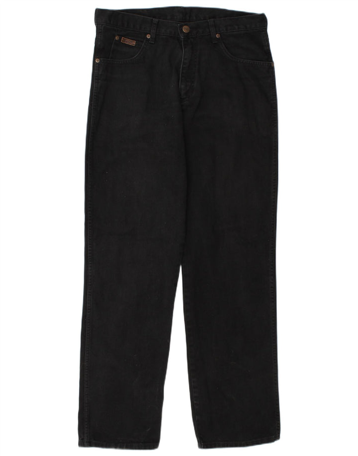 WRANGLER Blugi pentru bărbați Ohio drepte W32 L32 bumbac negru