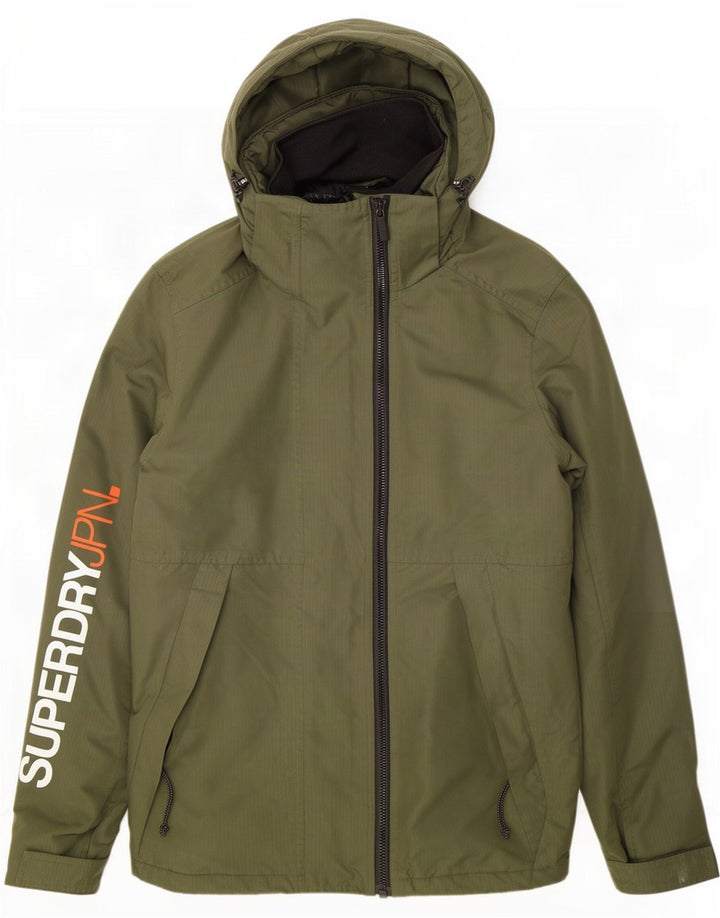 Jachetă Windyachter Graphic Windbreaker pentru bărbați Superdry UK 38, verde mediu