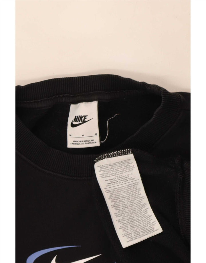 Pulover pentru bărbați Nike Graphic Loose Fit, bumbac mediu negru