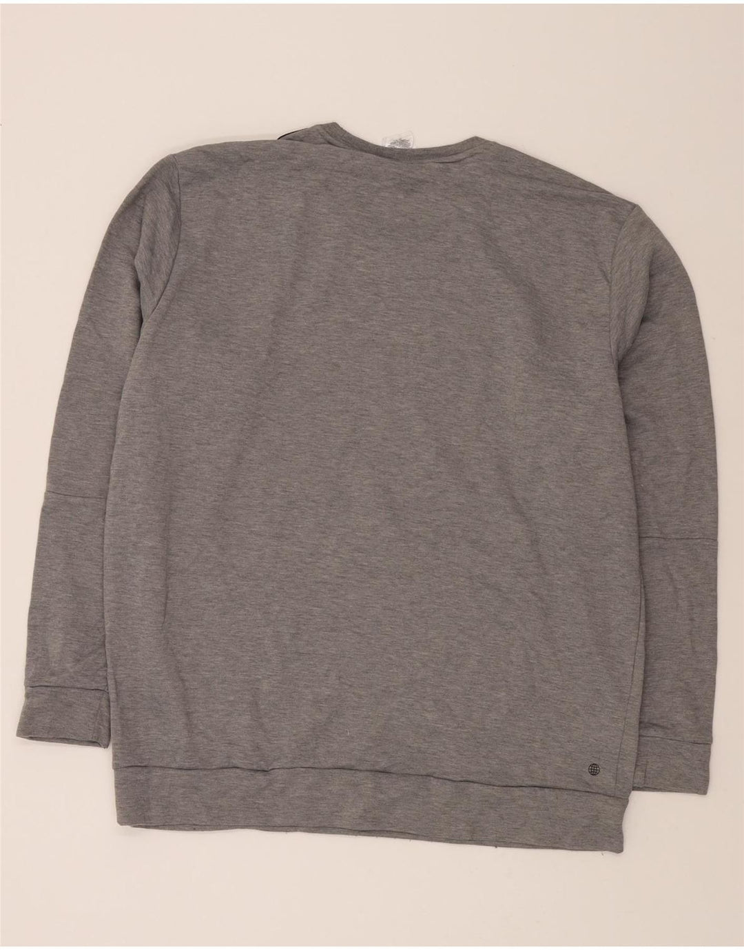 ADIDAS Mens Sweatshirt Jumper XL Grey Polyester Vintage Adidas and Second-Hand Adidas from Messina Hembry 
