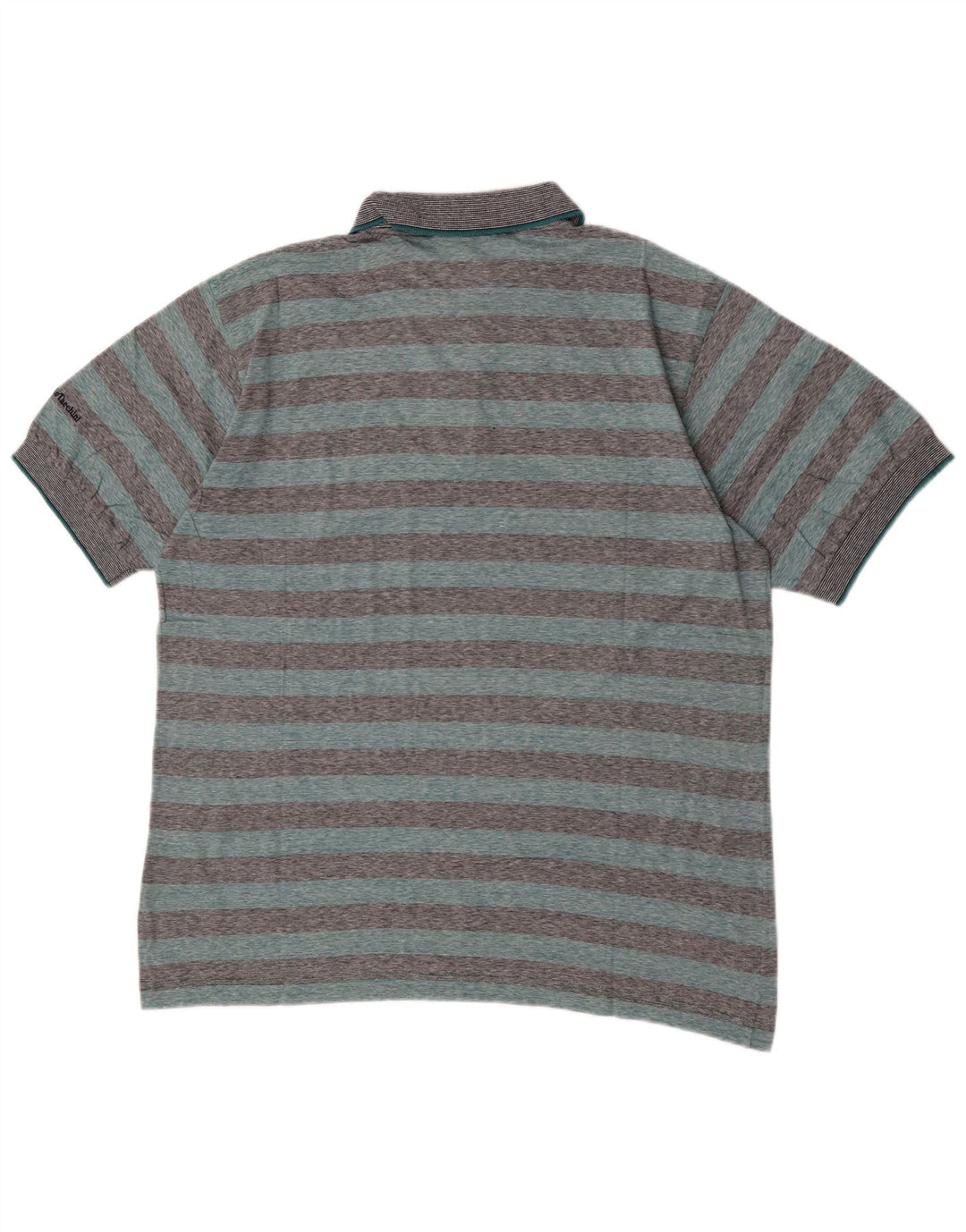 Tricou polo Sergio Tacchini pentru bărbați, bumbac cu dungi albastre mari