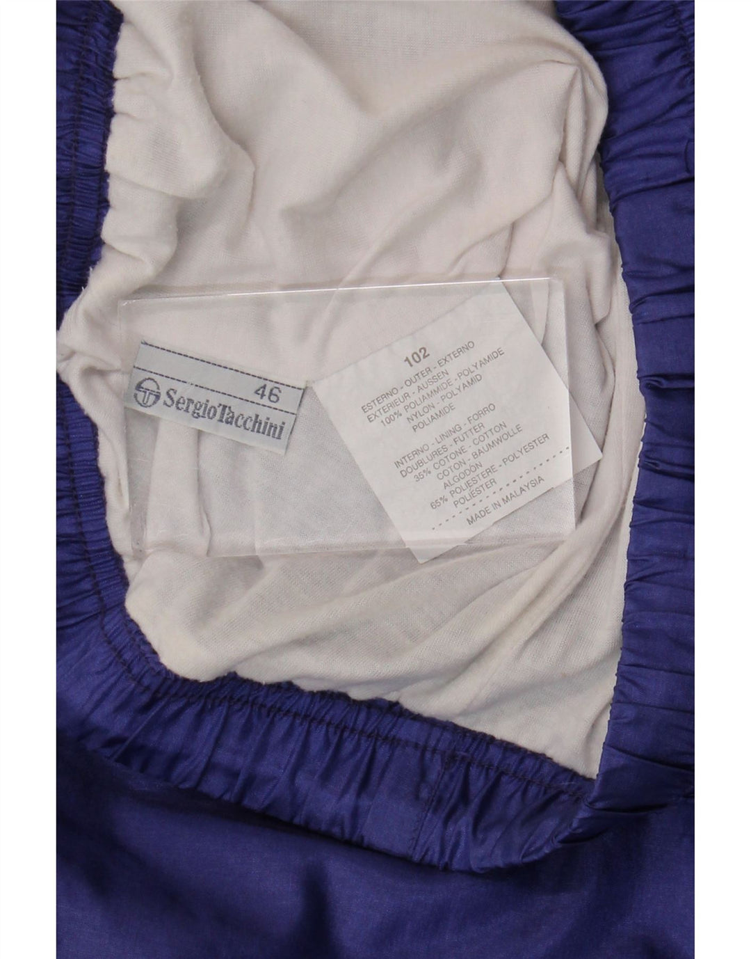 Trening complet pentru bărbați Sergio Tacchini IT 46 Small Blue Colorblock Poliamidă