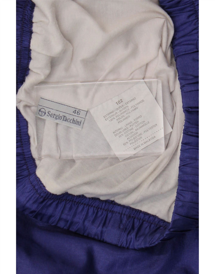 Trening complet pentru bărbați Sergio Tacchini IT 46 Small Blue Colorblock Poliamidă