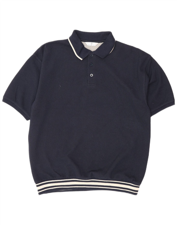 Tricou polo Essentials pentru bărbați, mare bleumarin