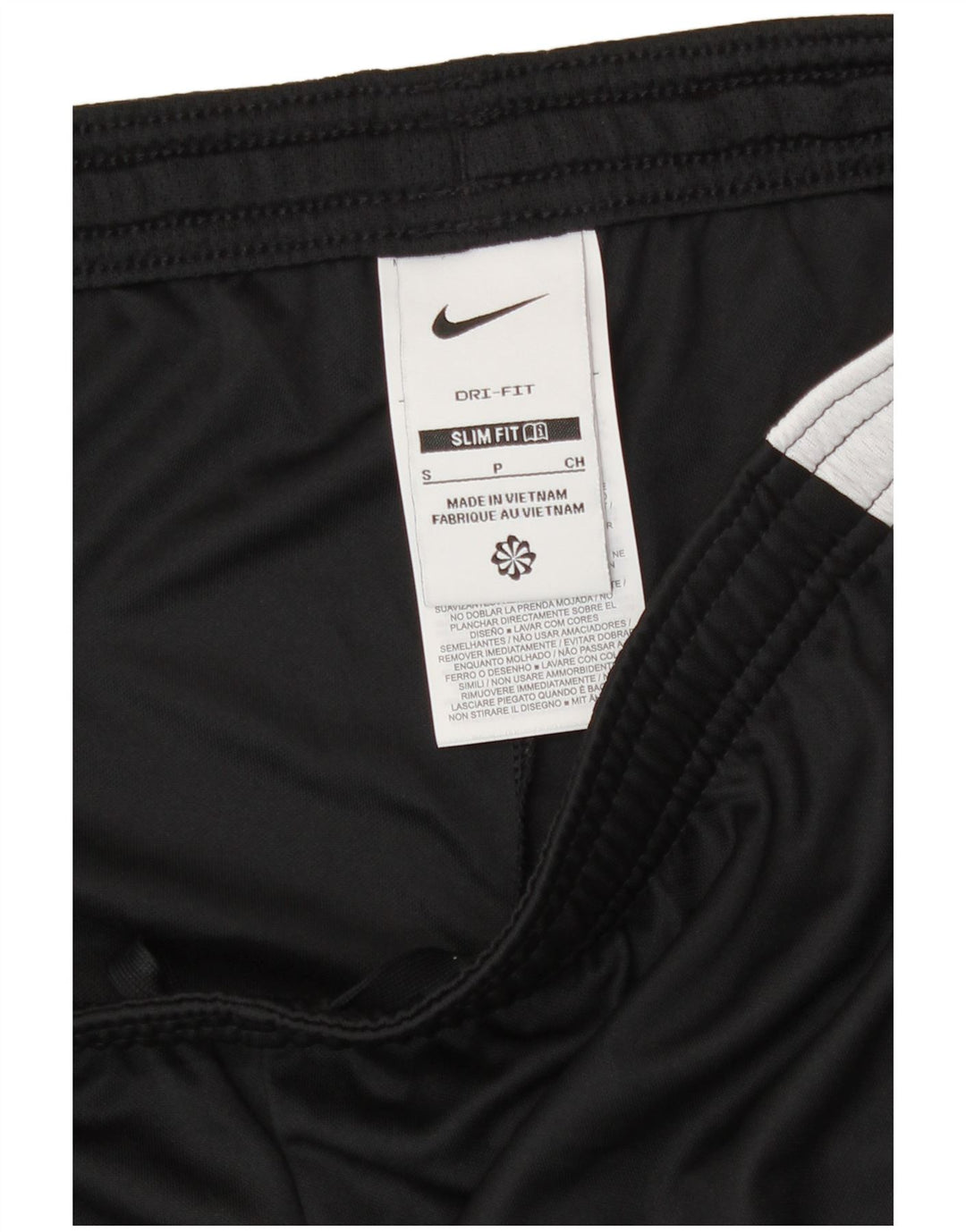 Pantaloni scurți sport Nike Dri Fit Slim Fit pentru bărbați, negru, poliester color bloc