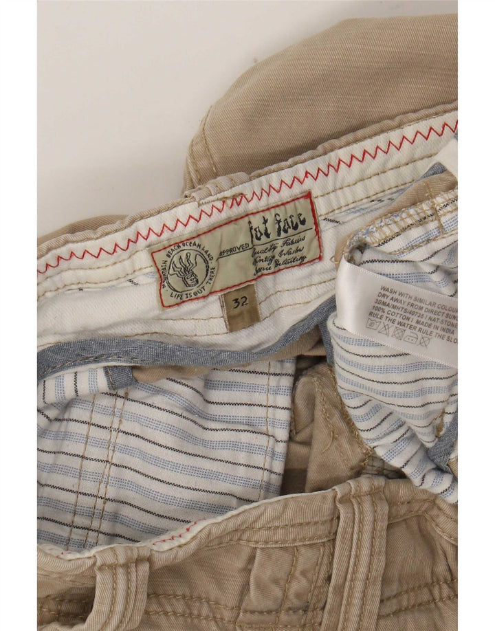 Pantaloni scurți casual pentru bărbați Fat Face Medium W32 Bej Bumbac