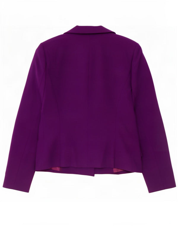 Jachetă pentru femei Zara la două piepturi, UK 14, violet mare