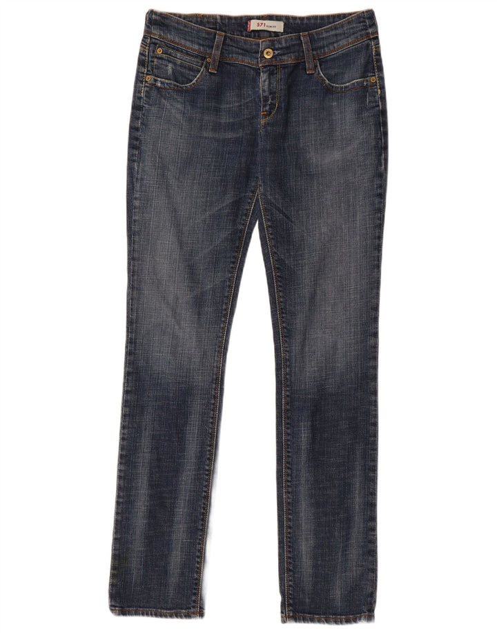 Blugi Levi's 571 Slim pentru bărbați W31 L34 Bumbac albastru