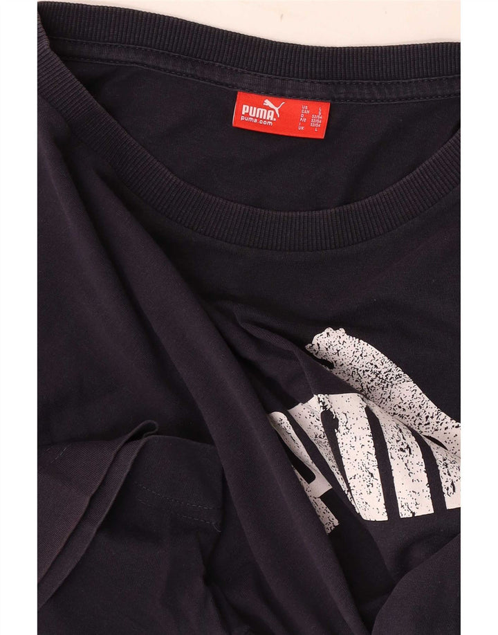 Tricou grafic Puma pentru bărbați Top mare bleumarin