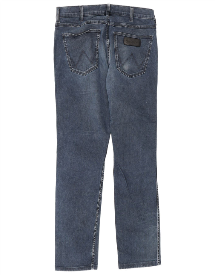 Blugi drepti pentru bărbați Wrangler W32 L30 albastru