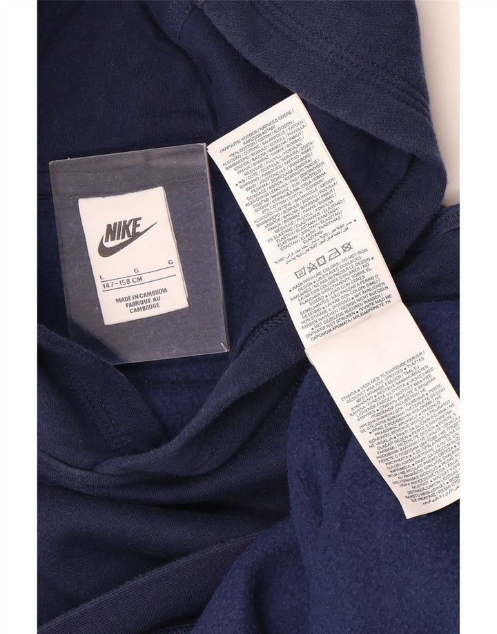 Pulover NIKE pentru băieți, 12-13 ani, mare, bleumarin, bumbac