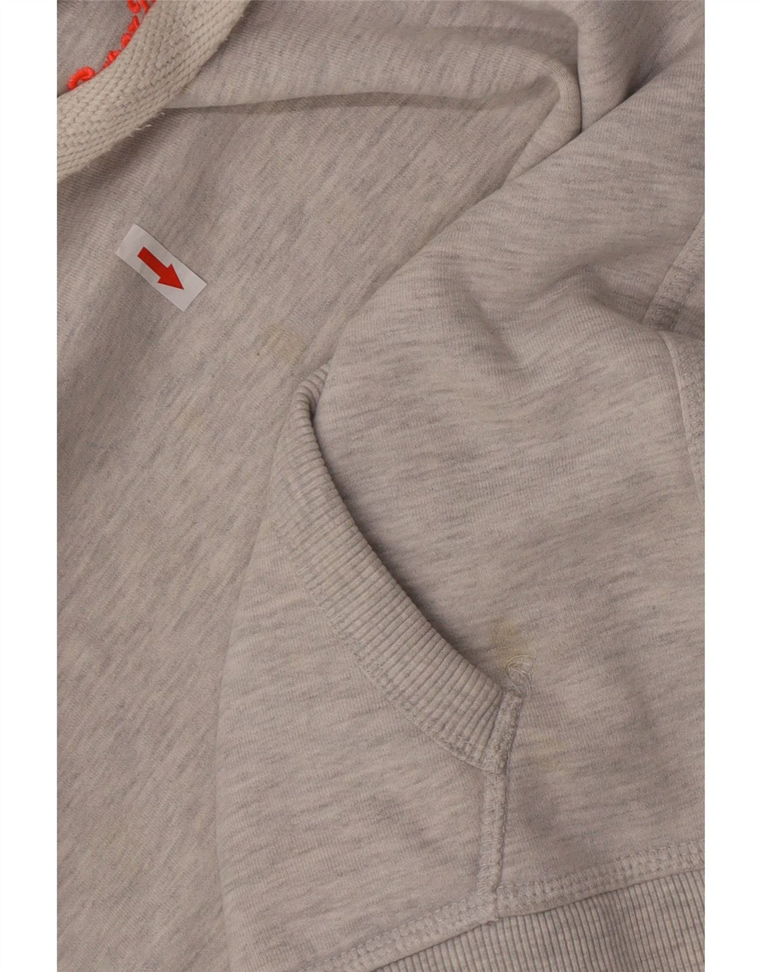Pulover Superdry pentru damă, UK 14, bumbac gri mediu