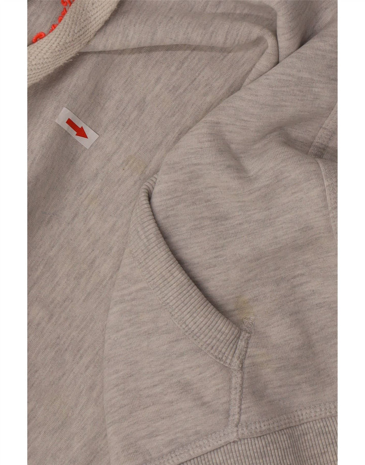 Pulover Superdry pentru damă, UK 14, bumbac gri mediu